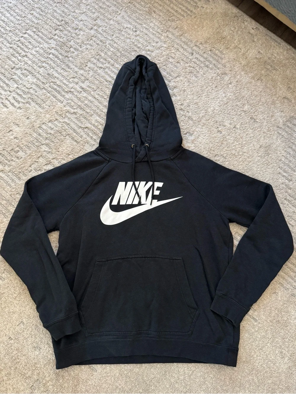 Women’s Nike Black Logo Hoodie Size M